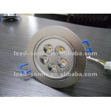 washroom lighting sensor motion 5*1w led lamps hotel lobby ceiling light